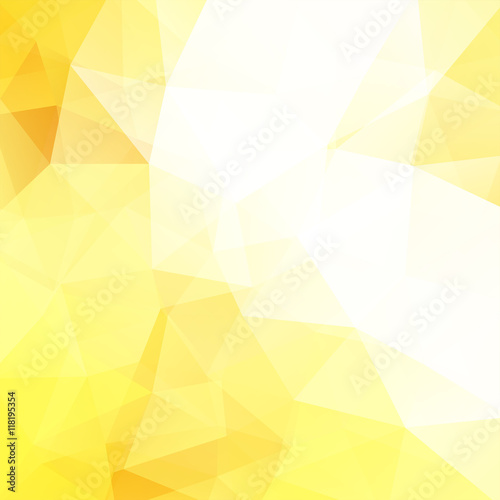 abstract background consisting of yellow triangles, vector