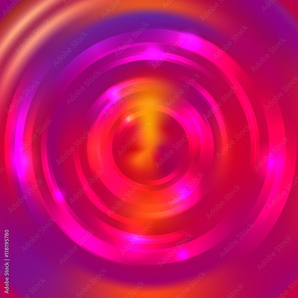 Fototapeta premium Abstract circle background, Vector design. Vector infinite round