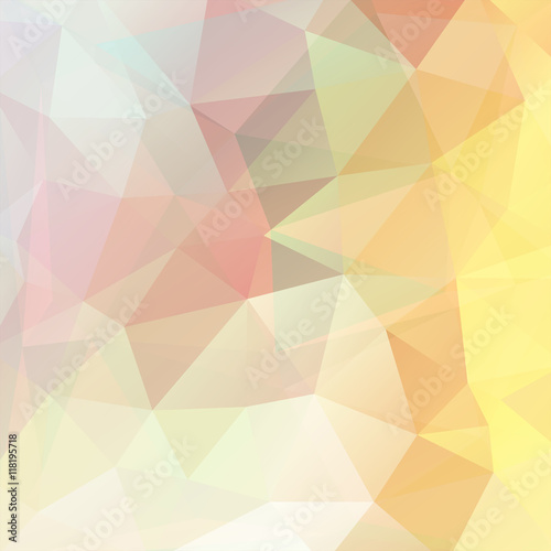 abstract background consisting of yellow  white  pink triangles