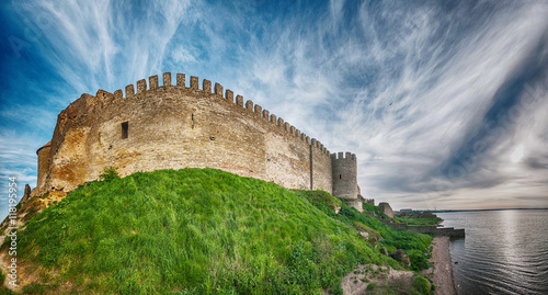 Canvas Print Medieval Akkerman fortress near Odessa in Ukraine