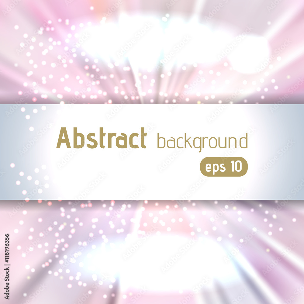 Background with pastel pink light rays. Abstract background. Vector Background with pastel pink light rays. Abstract background. Vector