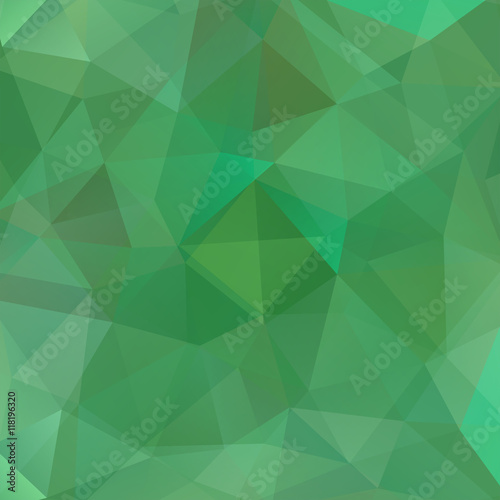 abstract background consisting of green triangles