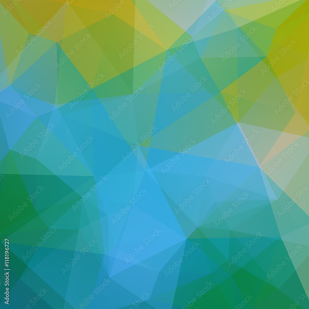 Fototapeta premium Polygonal vector background. Can be used in cover design