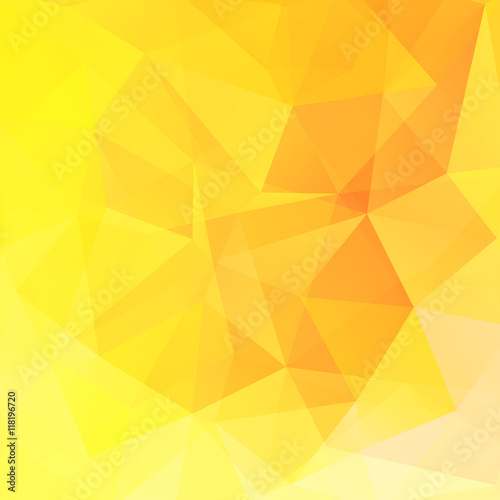 Geometric pattern  polygon triangles vector background in yellow triangles