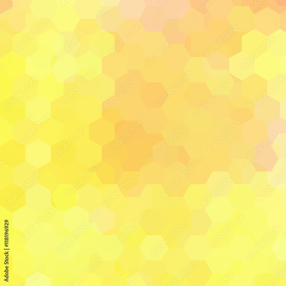 Background made of hexagons. Square composition Background made of hexagons. Square composition