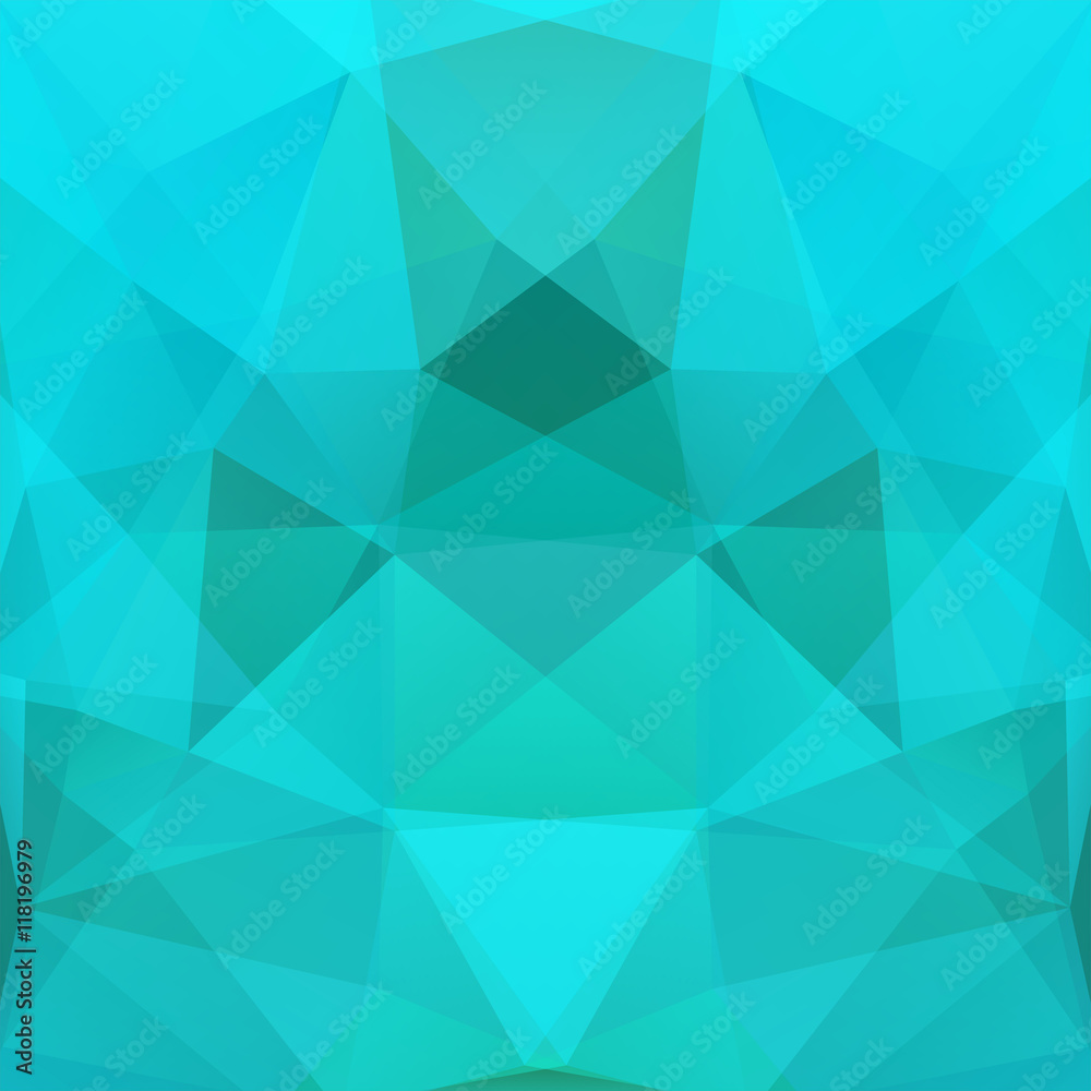 Geometric pattern, polygon triangles vector background in blue Geometric pattern, polygon triangles vector background in blue