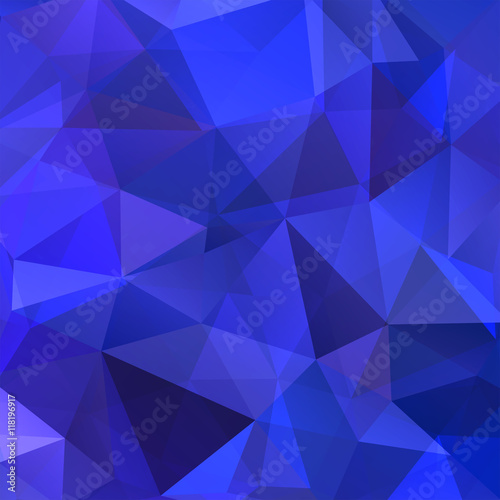 abstract background consisting of dark blue triangles