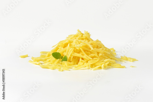 grated Swiss cheese