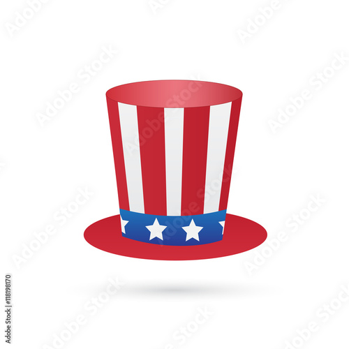 Uncle Sam Hat Illustration