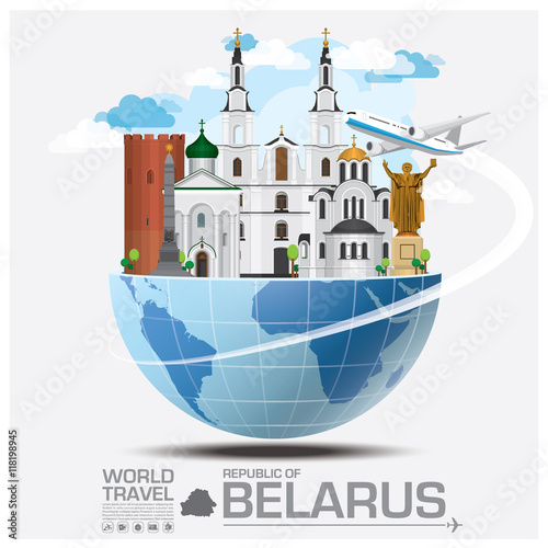 Republic Of Belarus Landmark Global Travel And Journey Infograph