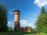 The observation tower on the Mount of All Saints, Nowa Ruda - Slupiec, Poland