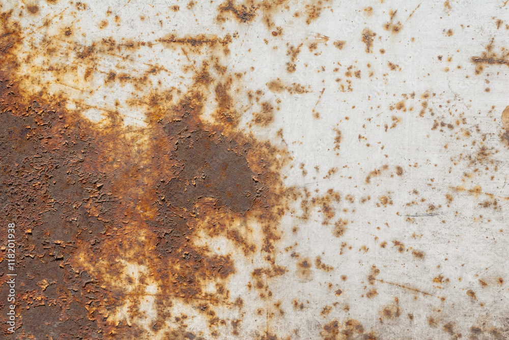 surface of rusty iron with remnants of old paint, grunge metal surface, great background or texture for your project surface of rusty iron with remnants of old paint, grunge metal surface, great background or texture for your project