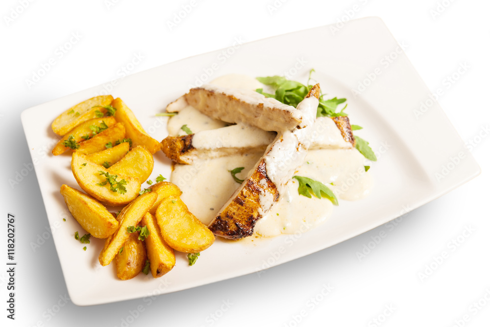 Fried chicken fillets Fried chicken fillets