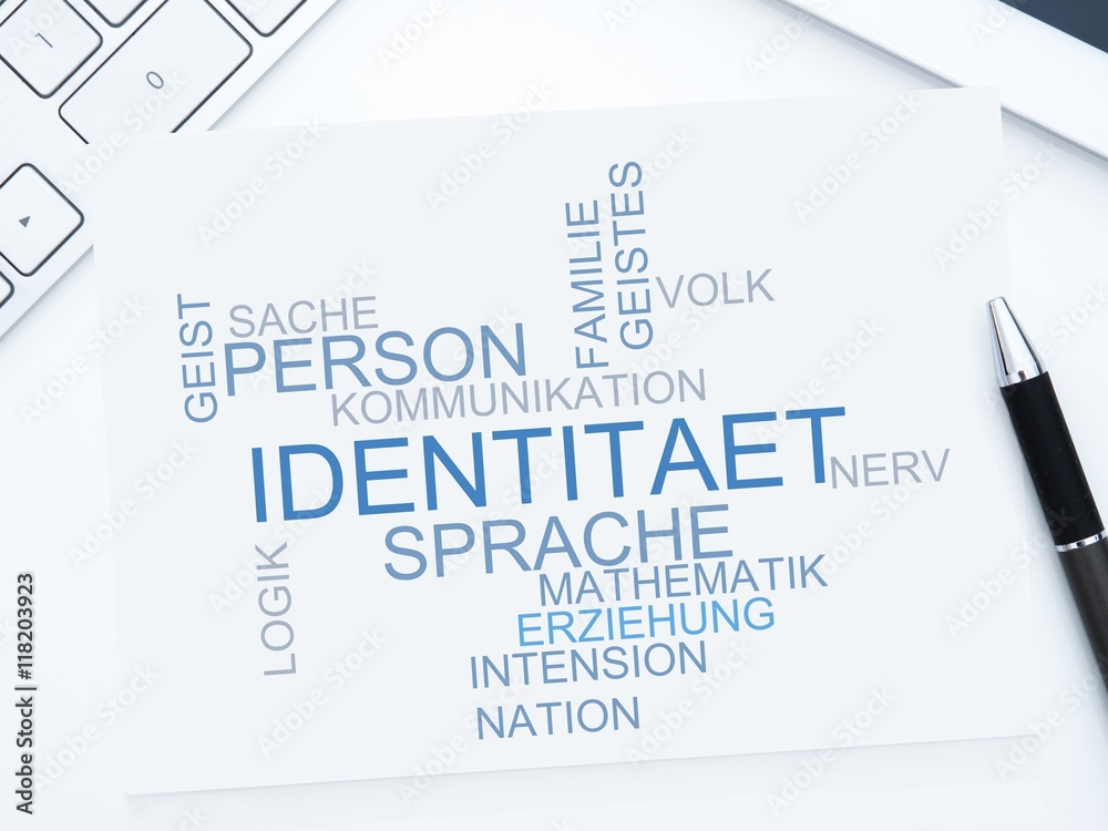 Obraz premium Identität