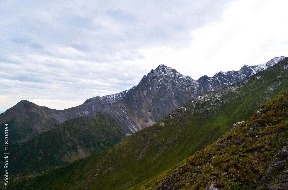 The Siberian high mountains of Eastern Sayan
