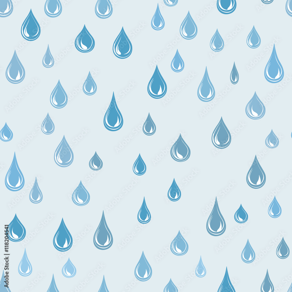 Raindrop background. Rainstorm Seamless Pattern. Rainy weather water drop pattern Raindrop background. Rainstorm Seamless Pattern. Rainy weather water drop pattern
