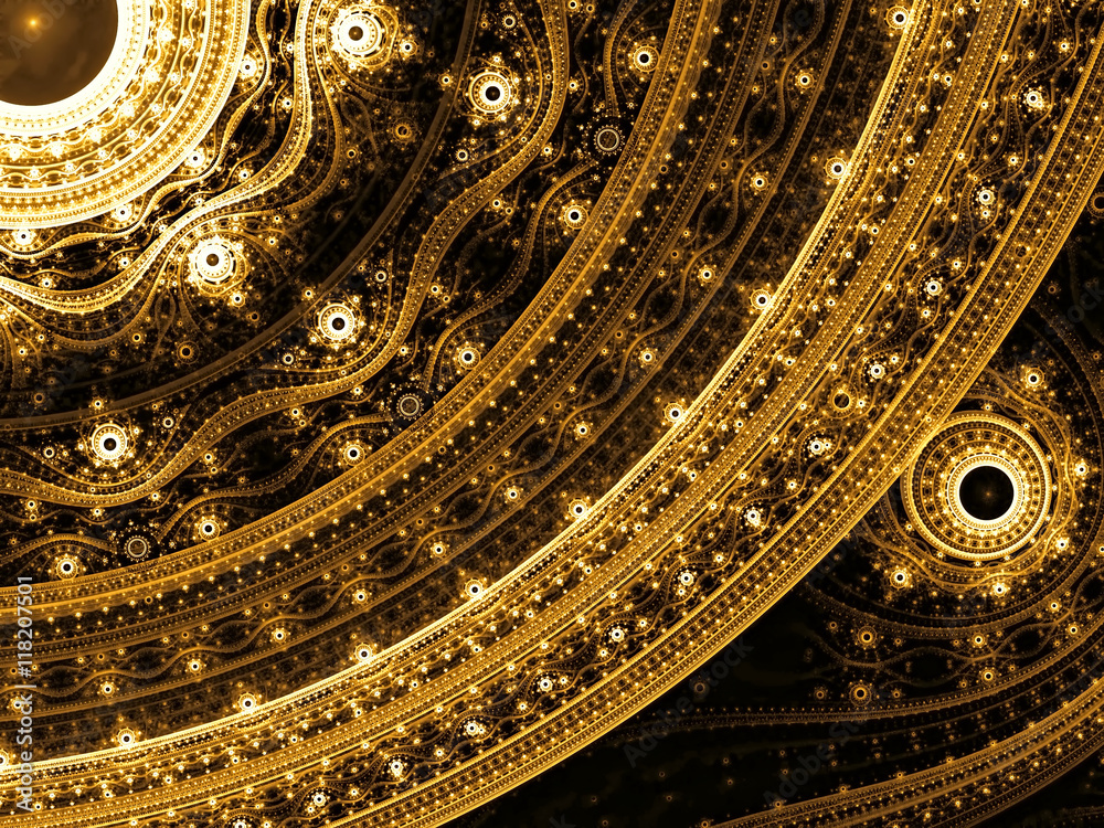 Obraz premium Abstract elegant ornament - digitally generated image