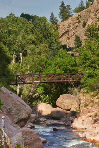 Old bridge in Eldorado Canyon, Colorado