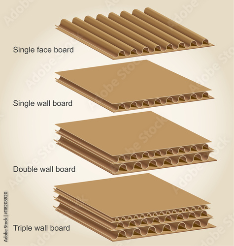 Types of Cardboard wall