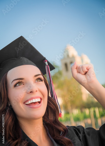 Happy Graduating Mixed Race...