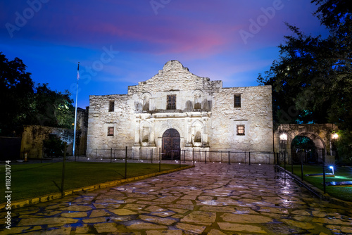 Schilderij op canvas the Historic Alamo, San Antonio, Texas.