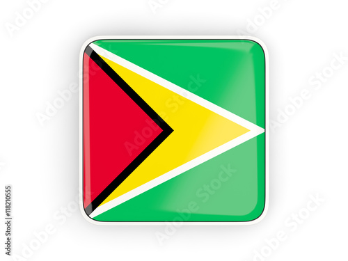 Free Download Flag of guyana, square icon - GFXLoad