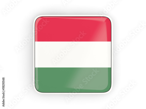Free Download Flag of hungary, square icon - GFXLoad