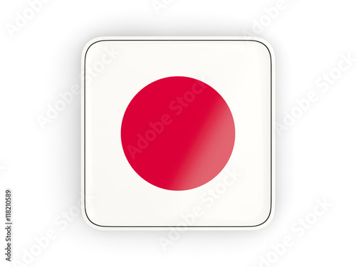 Flag of japan, square icon Free Download Flag of japan, square icon - GFXLoad