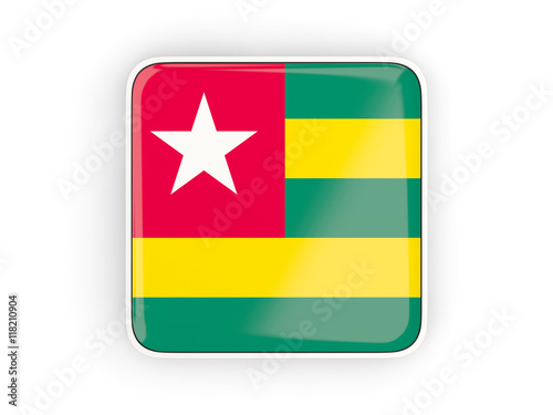 Flag of togo, square icon Free Download Flag of togo, square icon - GFXLoad