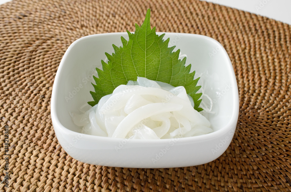 いかそうめん Stock Photo Adobe Stock