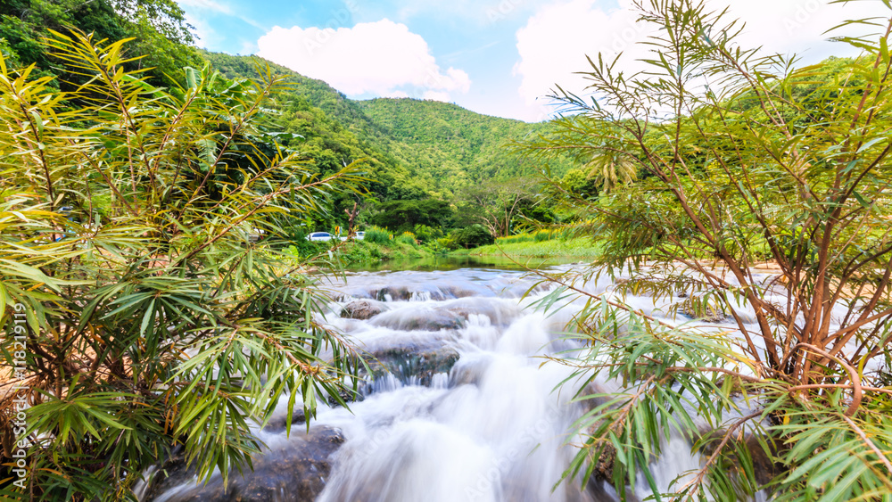 Rivers, streams, in big forests are abundant.