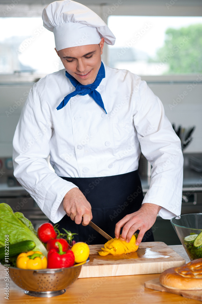 It's easy to chop capsicum! It's easy to chop capsicum!
