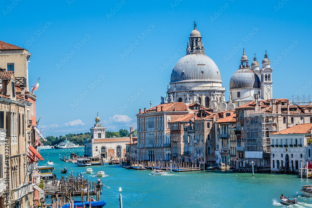 Naklejka premium Seaview of Basilica Santa Maria della Salute, Venice, Italy