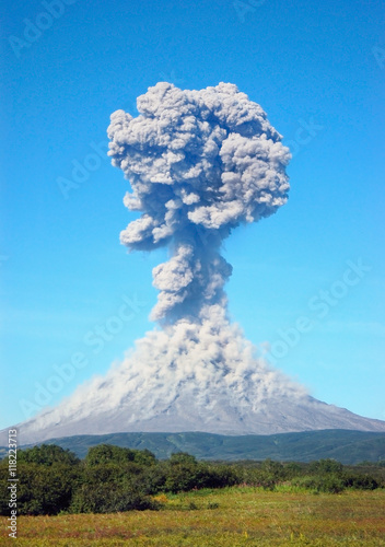 Billede på lærred Karimskiy volcano