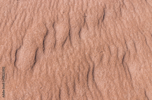 Sand pattern on Baltic sea coast