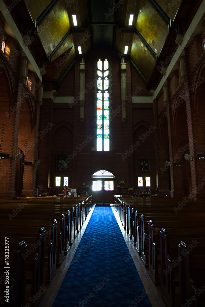 Fototapeta premium Interior of an old church