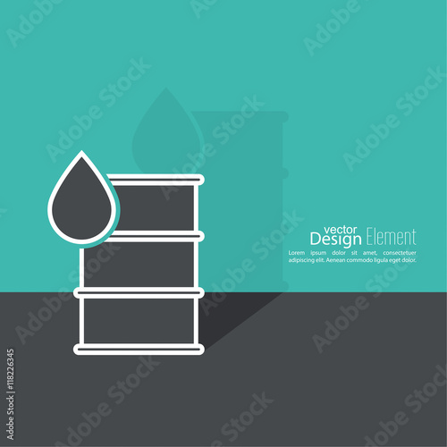Icon petroleum barrels