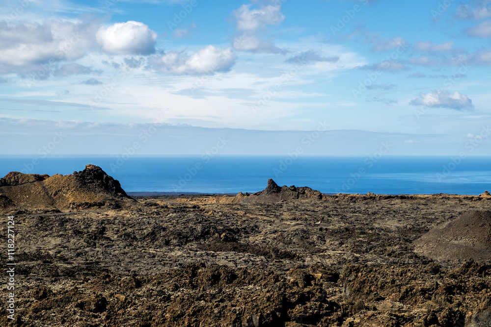 Volcanic landscape in Lanzarote