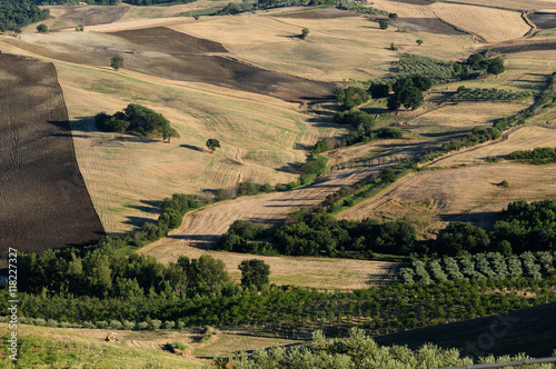 Tramonto sulle colline di Ururi, Molise, Italia