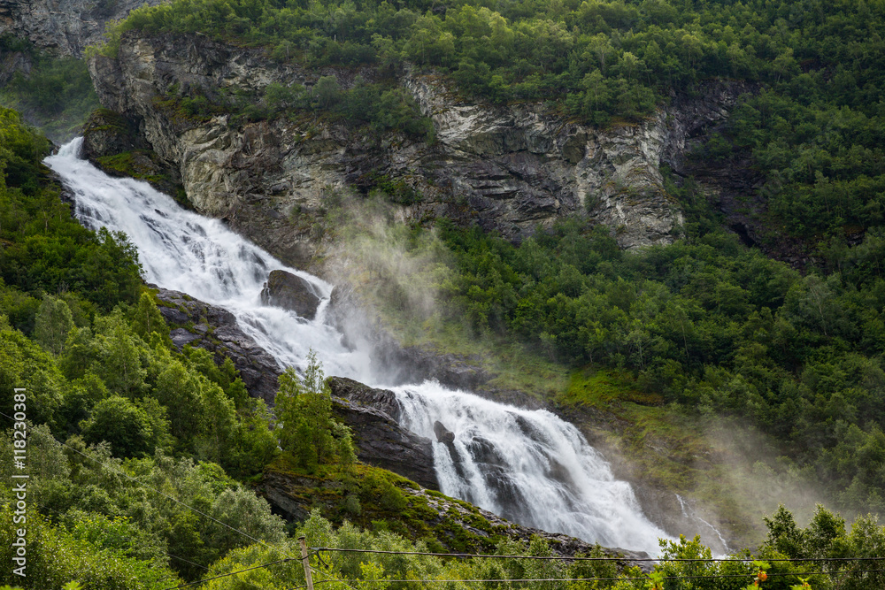 Obraz premium Norwegian waterfall
