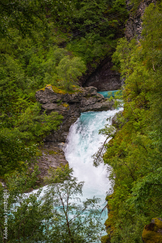 Norwegian waterfall
