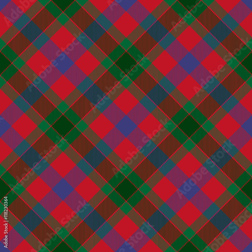 Seamless tartan plaid pattern