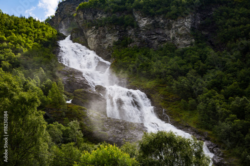 Norwegian waterfall