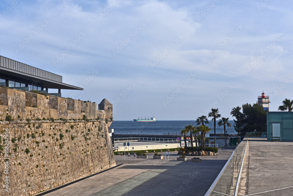 Cascais fortress in Portugal