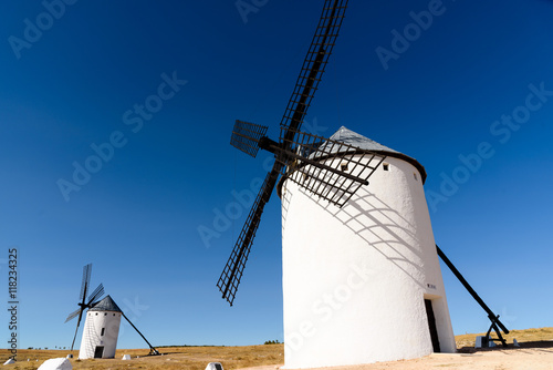 Famous windmills in Spain