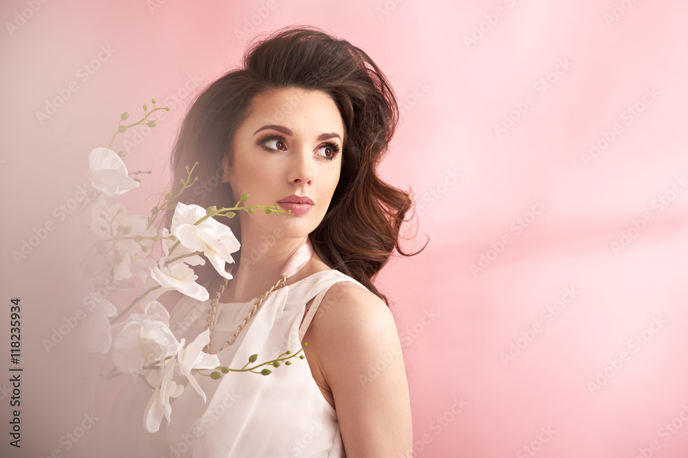 Portrait of a beuatiful and elegant woman Portrait of a beuatiful and elegant woman