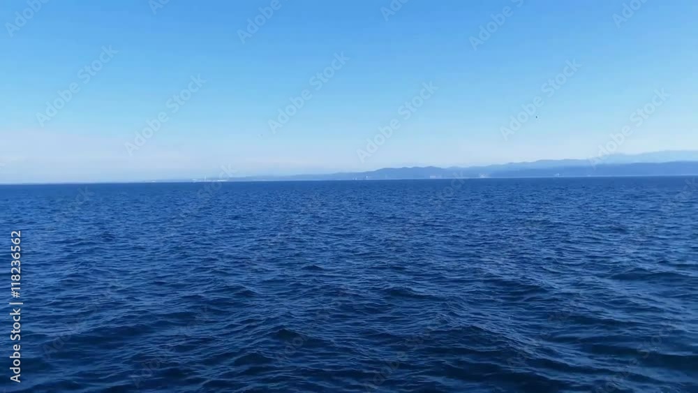 seascape viewed from boat streaming on the water seascape viewed from boat streaming on the water
