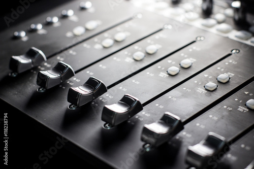 Mixing Console - faders