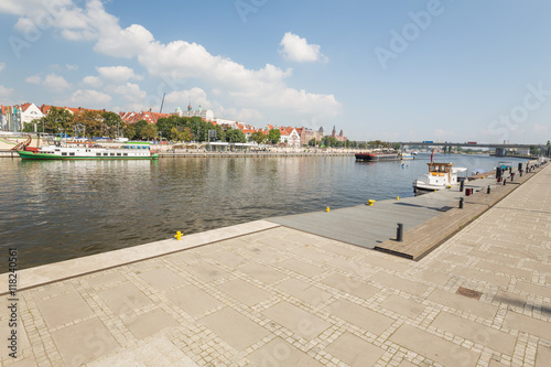 Plakat w ramie Szczecin - Bulwar