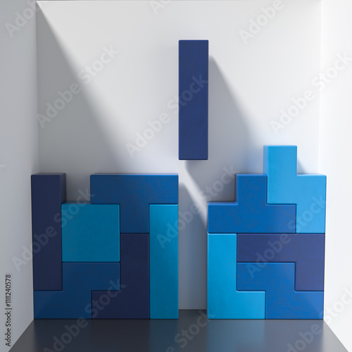 3d Tetris Spiel photo